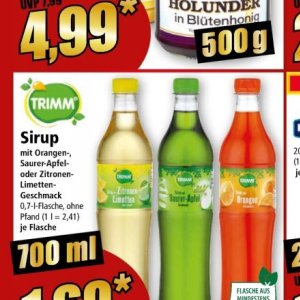 Sirup bei Norma