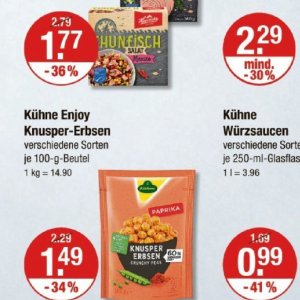 Erbsen bei V-Markt