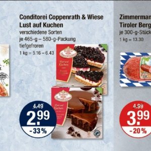 Kuchen bei V-Markt