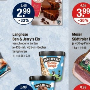 Eis langnese langnese bei V-Markt