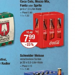 Coca-cola bei V-Markt