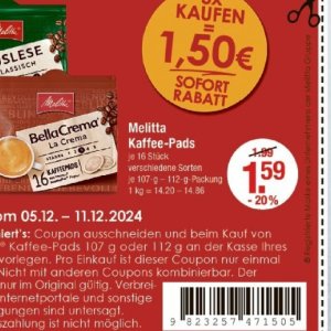 Kaffee bei V-Markt