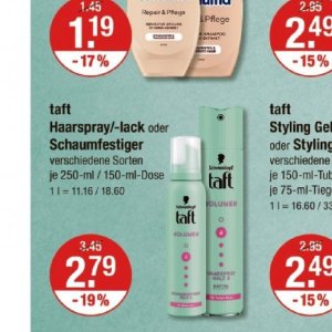 Schaumfestiger bei V-Markt