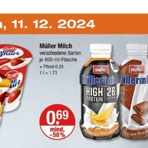 Milch danone  bei V-Markt