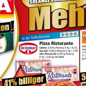 Pizza bei Norma