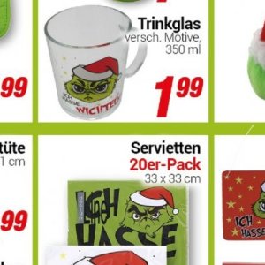 Servietten bei Centershop