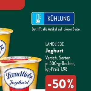 Joghurt bei Aldi SÜD