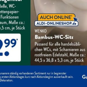 Wcs bei Aldi SÜD