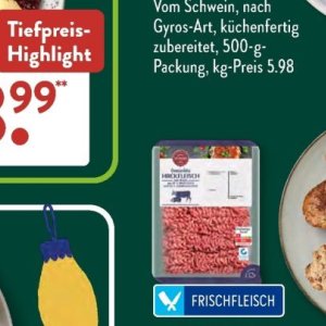 Hackfleisch bei Aldi SÜD