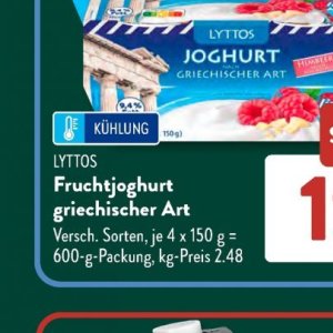 Joghurt bei Aldi SÜD