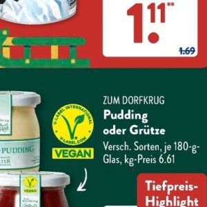 Pudding bei Aldi SÜD