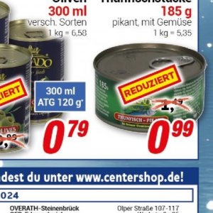 Thunfisch bei Centershop