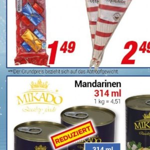 Mandarinen bei Centershop