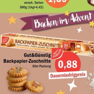 Backpapier bei Aktiv Irma