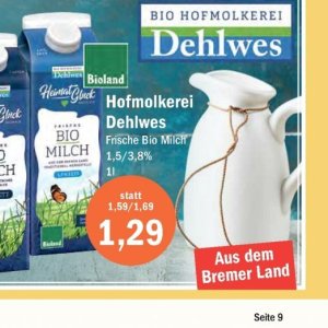 Milch bei Aktiv Irma