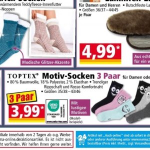 Socken bei Norma