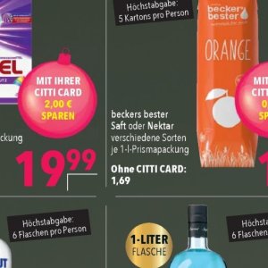 Säfte bei Citti Markt