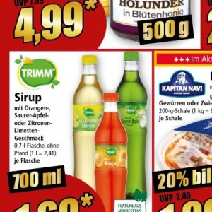 Sirup bei Norma