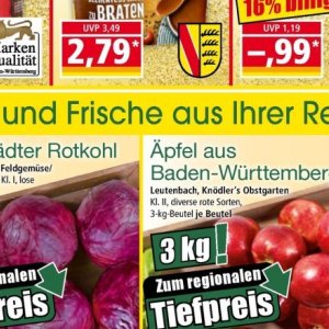 Äpfel bei Norma