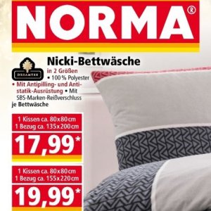 Bettwäsche bei Norma