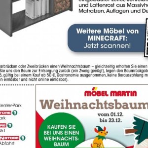 Weihnachtsbaum bei Möbel Martin