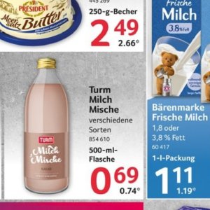 Milch bei Selgros