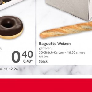 Baguette bei Selgros