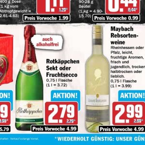 Sekt bei Hit