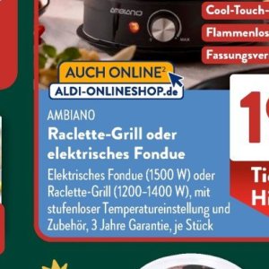 Fondue bei Aldi SÜD