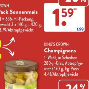 Champignons bei Aldi SÜD