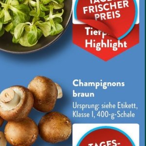 Champignons bei Aldi SÜD