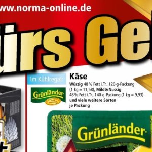 Käse bei Norma