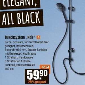 Duschsystem bei V-Baumarkt