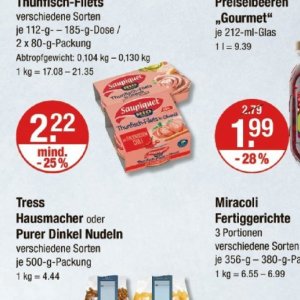 Thunfisch bei V-Markt