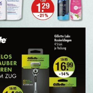 Rasierklingen gillette  bei V-Markt