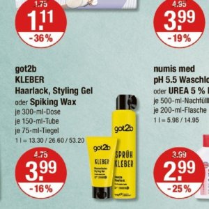 Gel bei V-Markt