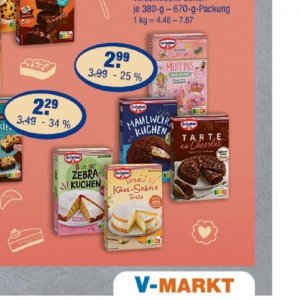 Kuchen bei V-Markt