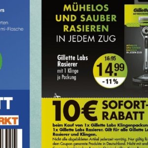 Rasierer gillette  bei V-Markt