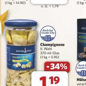 Champignons bei Combi