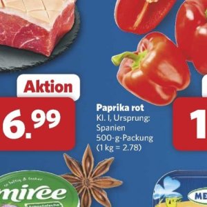 Paprika bei Combi