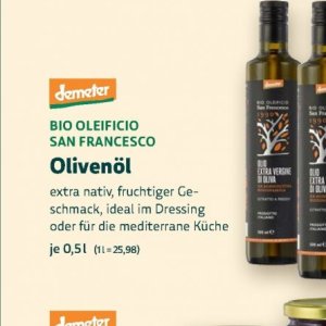 Olivenöl bei BioMarkt