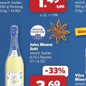 Mumm bei Combi