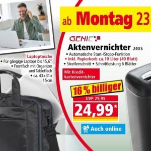 Aktenvernichter bei Norma