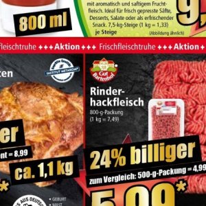 Hackfleisch bei Norma