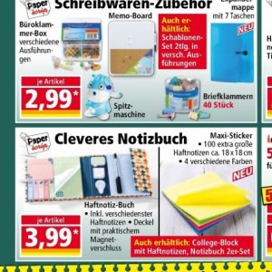 Notizbuch bei Norma