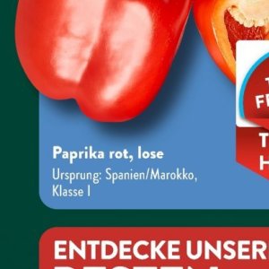 Paprika bei Aldi SÜD