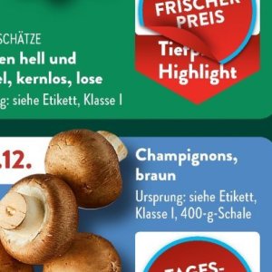 Champignons bei Aldi SÜD