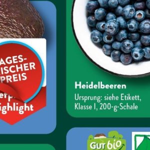 Heidelbeeren bei Aldi SÜD