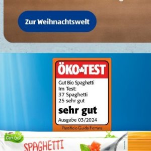 Spaghetti bei Aldi SÜD