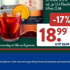 Spirituosen bei Aldi SÜD